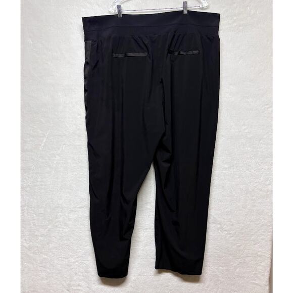 Athleta Nolita Wide Leg High Rise Pants Trousers Black Women’s Plus Size 26 - Picture 3 of 11